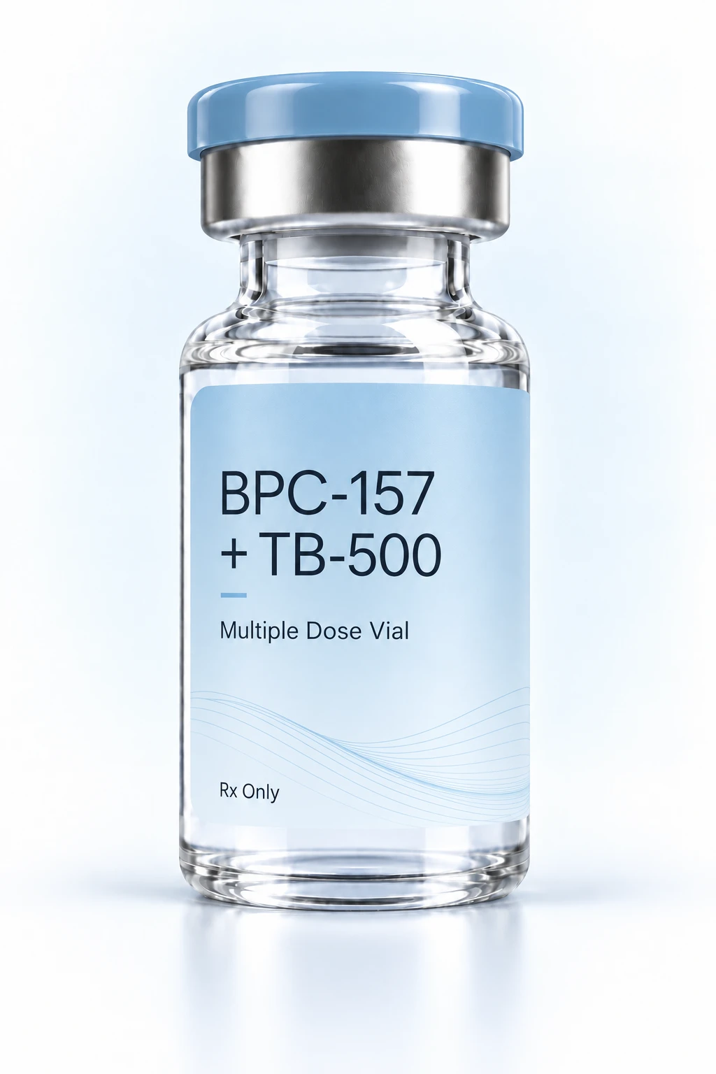 BPC-157 plus TB-500 illustrative vial mockup